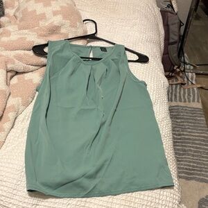SHEIN Teal Sleeveless Blouse